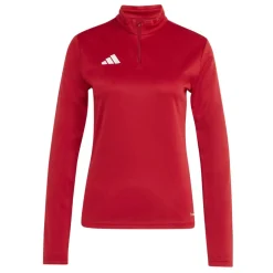 adidas Entrada 26 Trainingspak 1/4-Zip Dames Rood Zwart