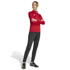 adidas Entrada 26 Trainingspak 1/4-Zip Dames Rood Zwart