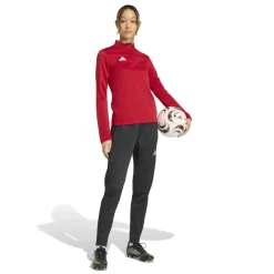 adidas Entrada 26 Trainingspak 1/4-Zip Dames Rood Zwart