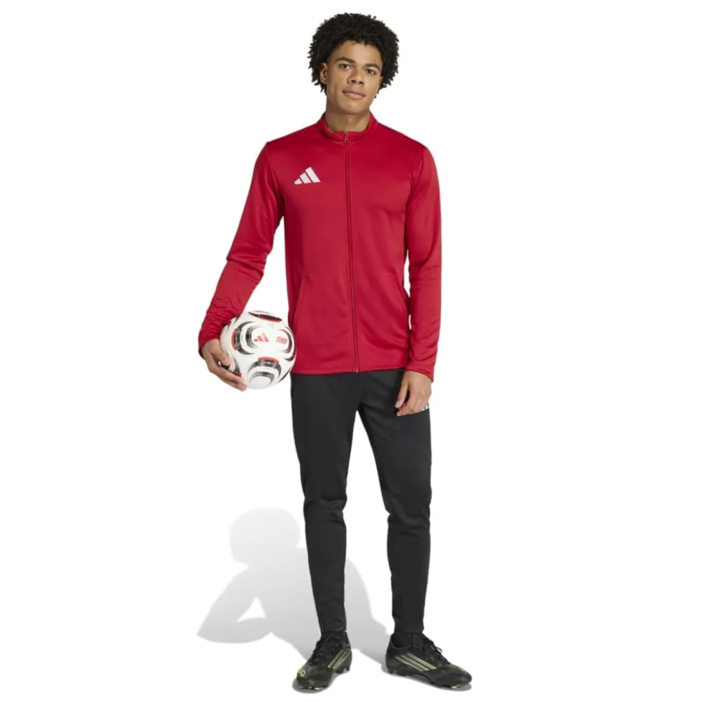 adidas Entrada 26 Trainingspak Full-Zip Rood Zwart