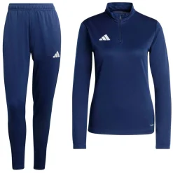 adidas Entrada 26 Trainingspak 1/4-Zip Dames Donkerblauw Wit