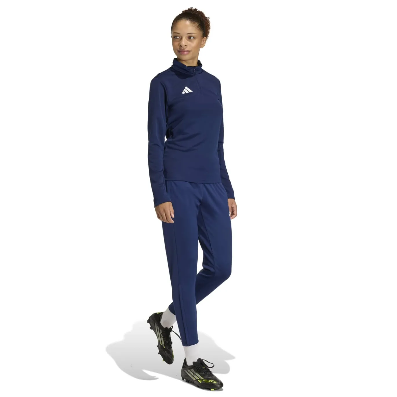 adidas Entrada 26 Trainingspak 1/4-Zip Dames Donkerblauw Wit