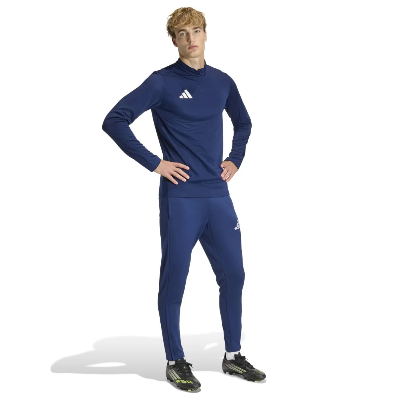 adidas Entrada 26 Trainingspak 1/4-Zip Donkerblauw Wit