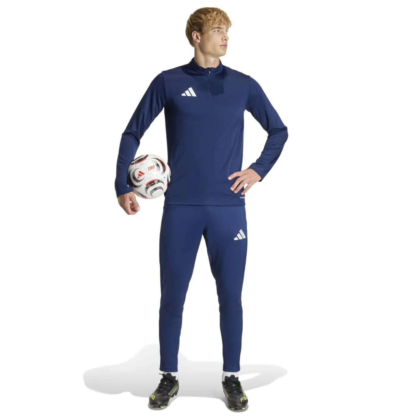 adidas Entrada 26 Trainingspak 1/4-Zip Donkerblauw Wit