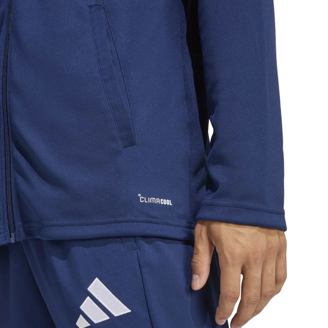 adidas Entrada 26 Trainingspak Full-Zip Donkerblauw Wit