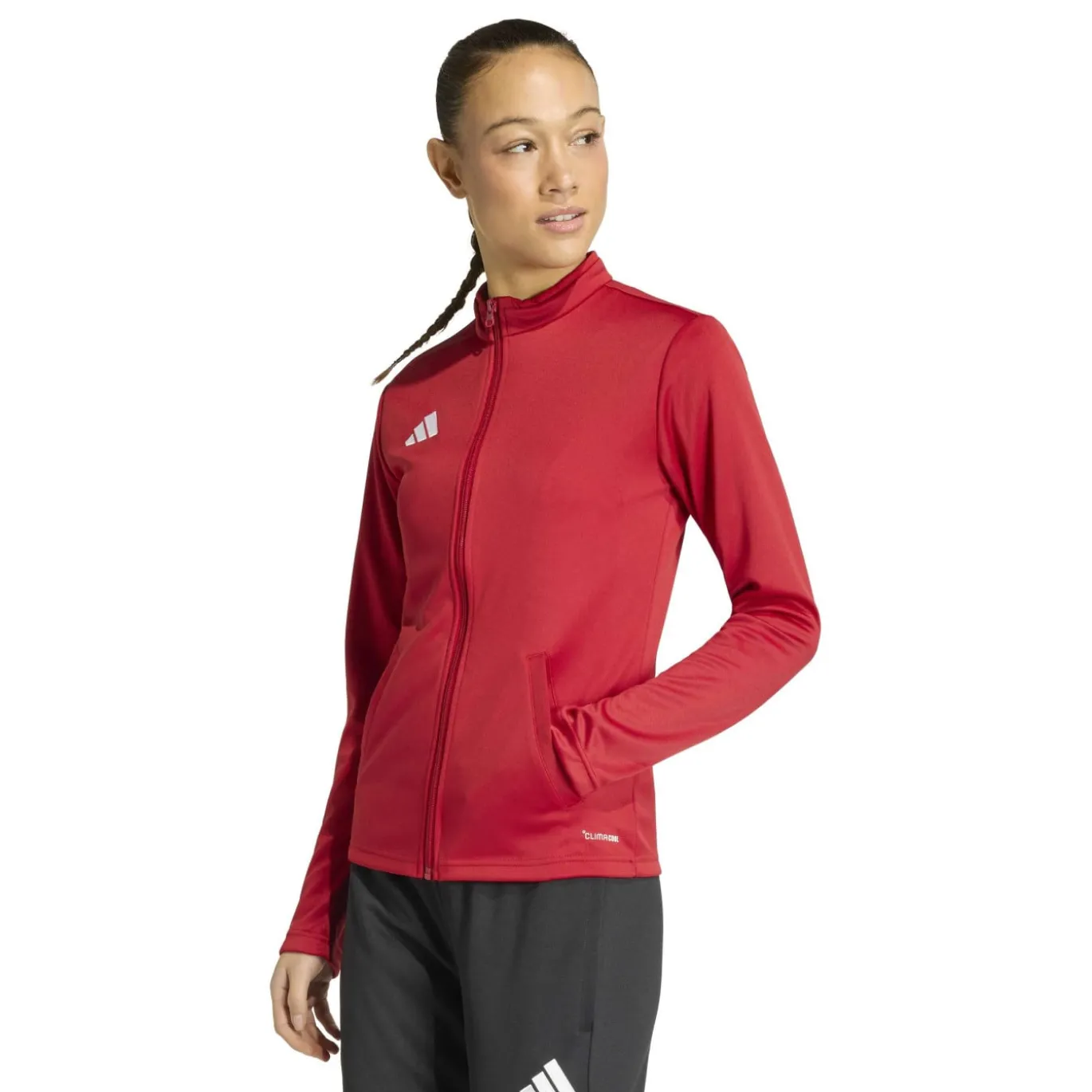 adidas Entrada 26 Trainingspak Full-Zip Dames Rood Zwart