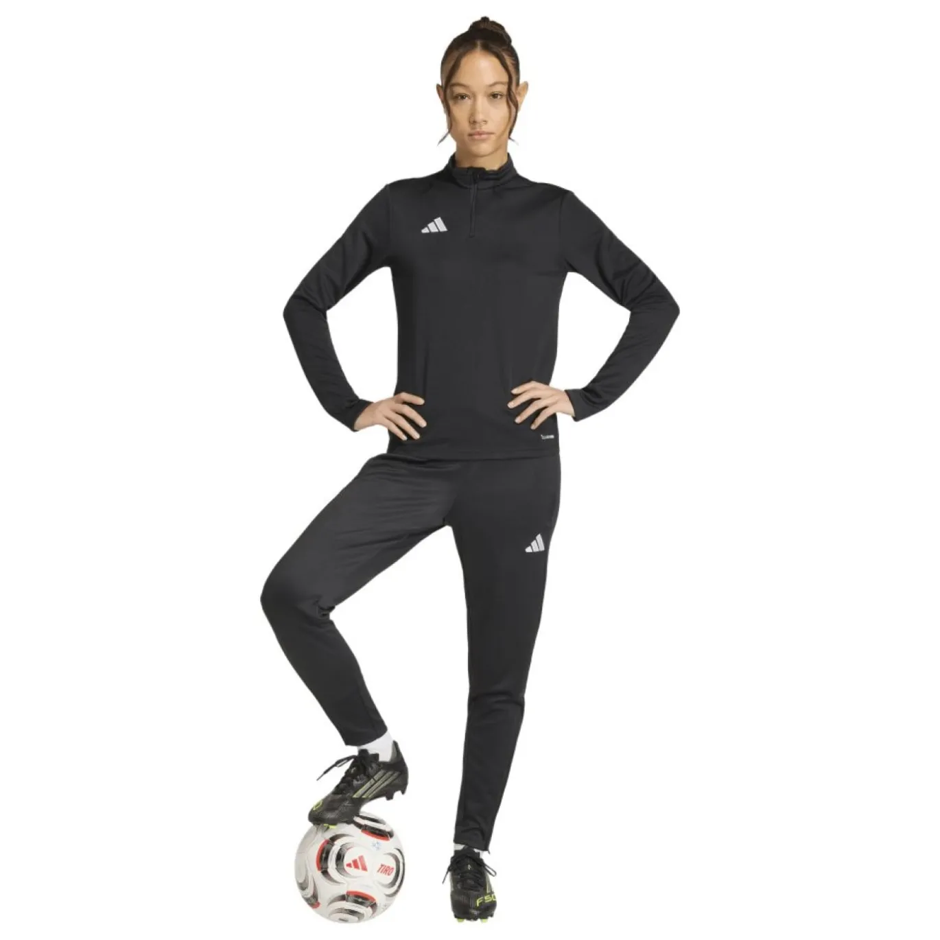 adidas Entrada 26 Trainingspak Full-Zip Dames Zwart Wit