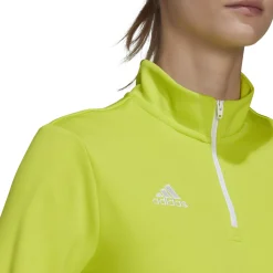 adidas Entrada 22 Trainingstrui 1/4-Zip Dames Lichtgroen Wit