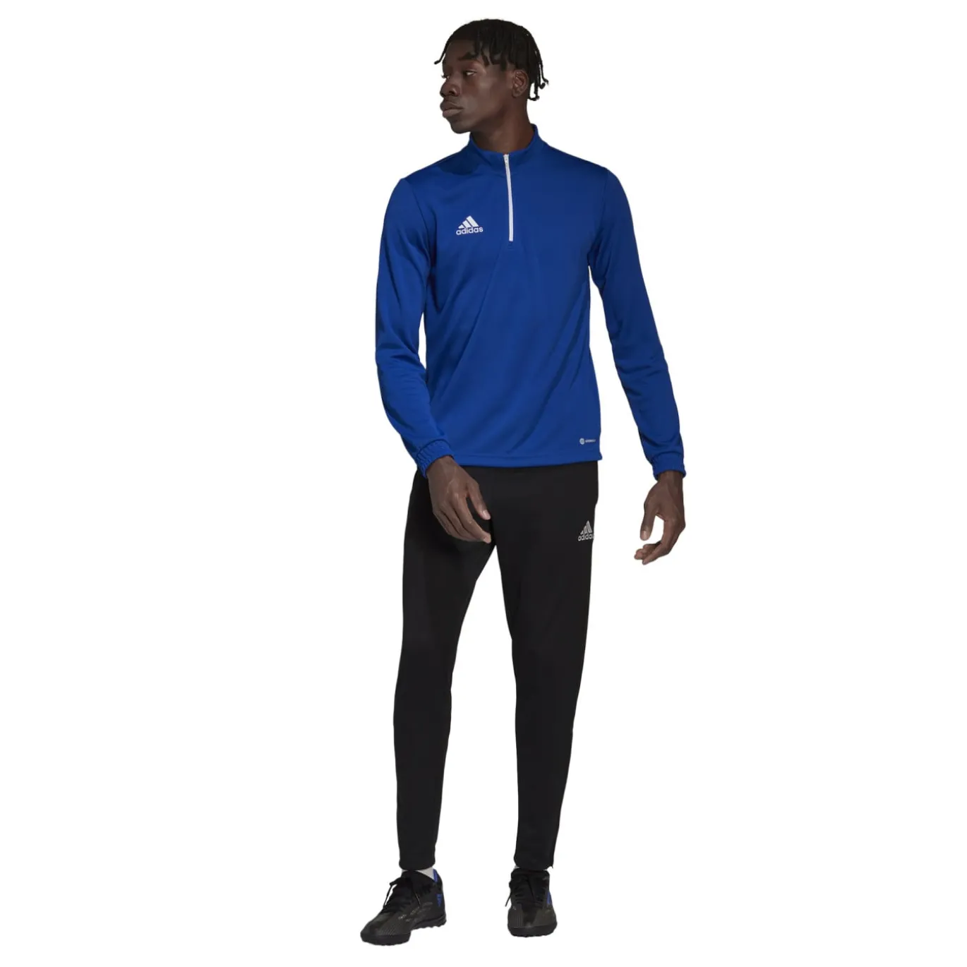 adidas Entrada 22 Trainingstrui 1/4-Zip Blauw Wit