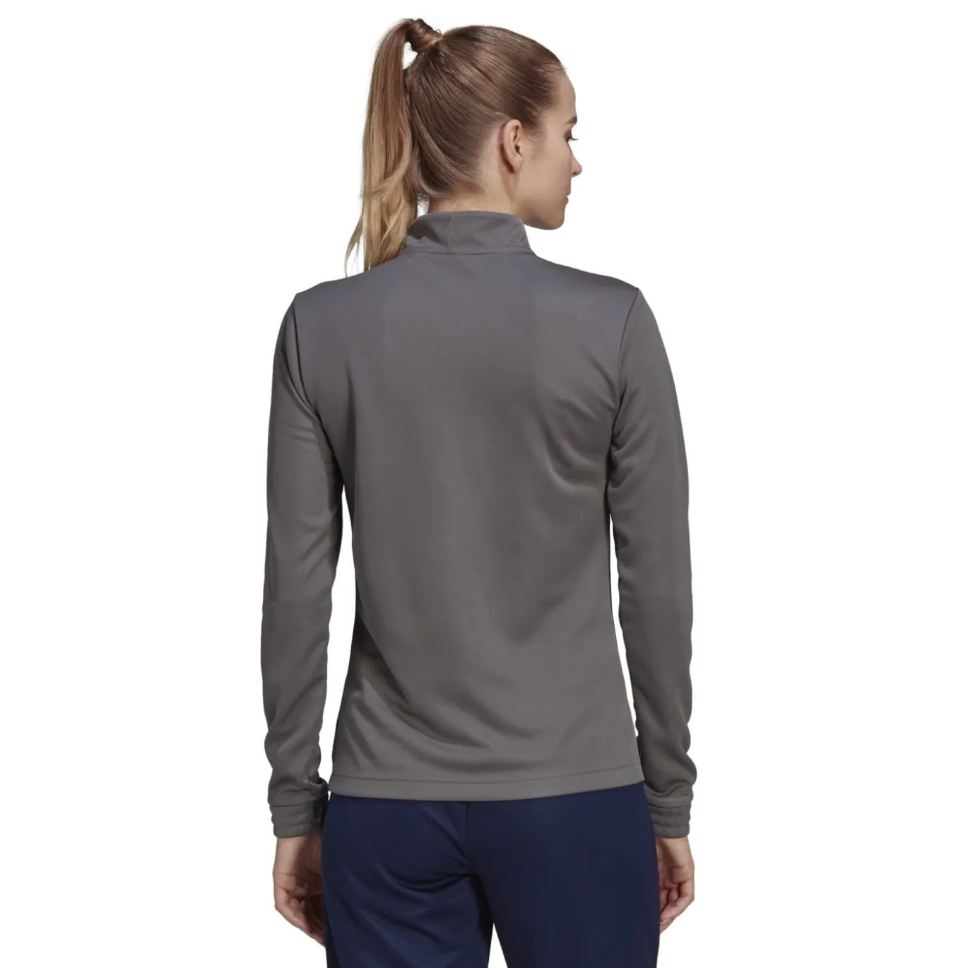 adidas Entrada 22 Trainingstrui 1/4-Zip Dames Grijs Wit