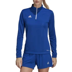 adidas Entrada 22 Trainingstrui 1/4-Zip Dames Blauw Wit