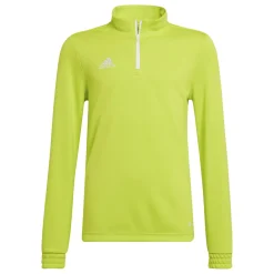 adidas Entrada 22 Trainingstrui 1/4-Zip Kids Lichtgroen Wit