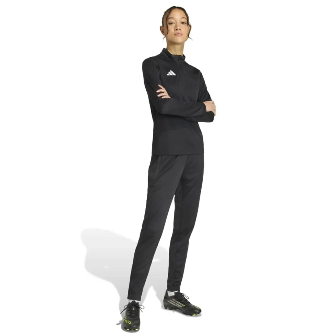 adidas Entrada 26 Trainingstrui Dames Zwart Wit