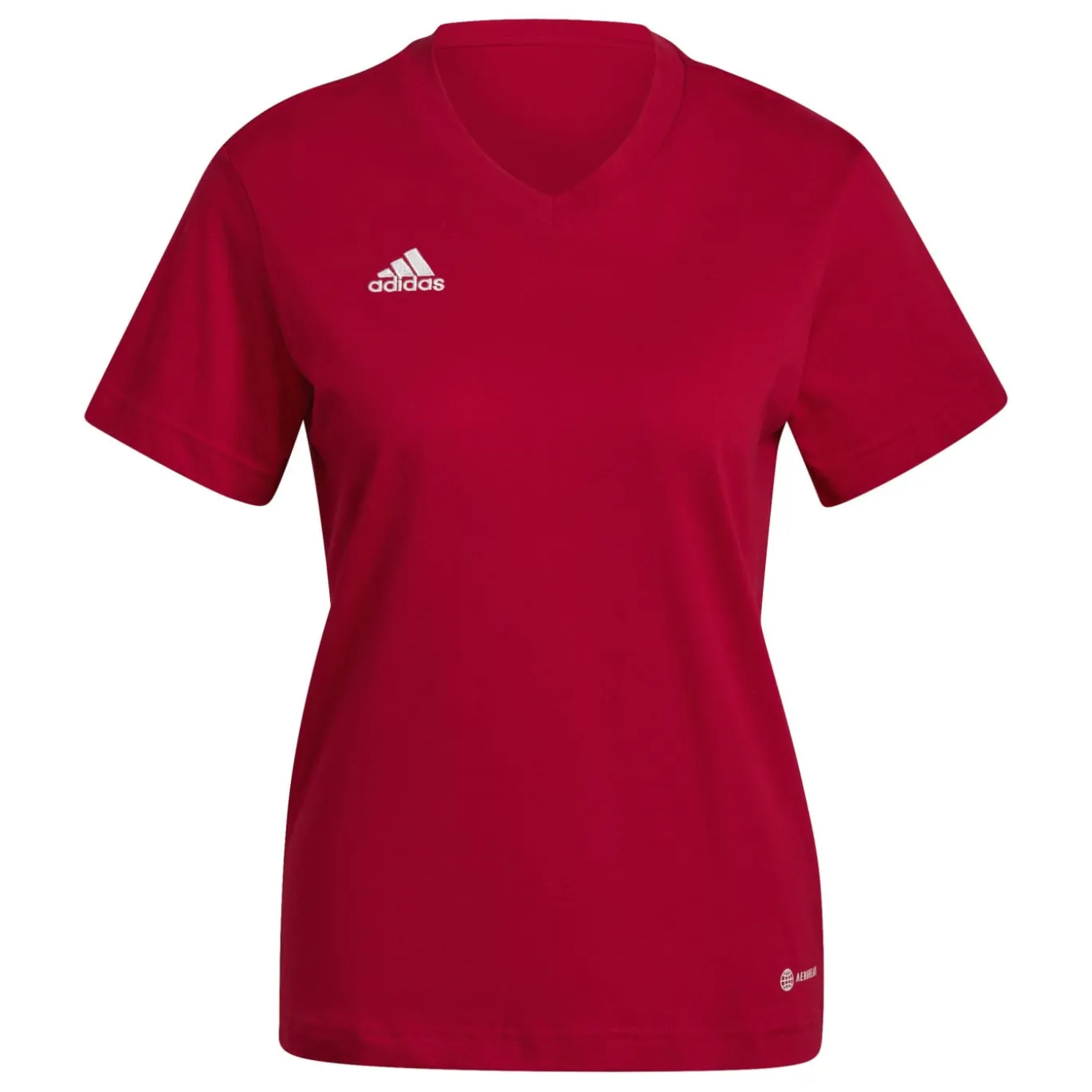 adidas Entrada 22 T-Shirt Dames Rood Wit