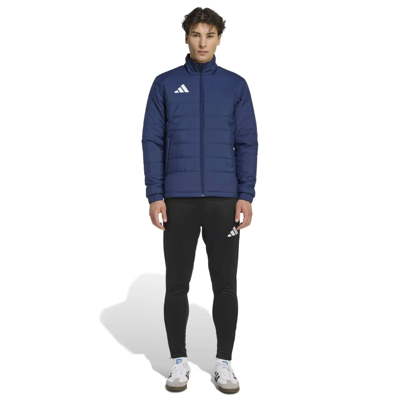 adidas Entrada 26 Tussenjas Donkerblauw Wit