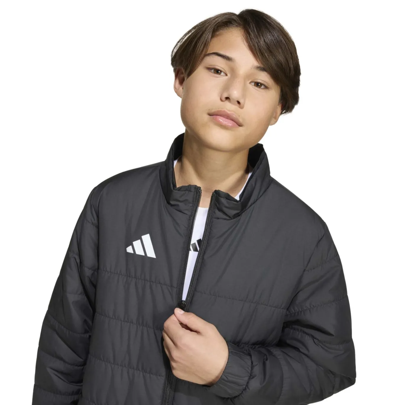 adidas Entrada 26 Tussenjas Kids Zwart Wit
