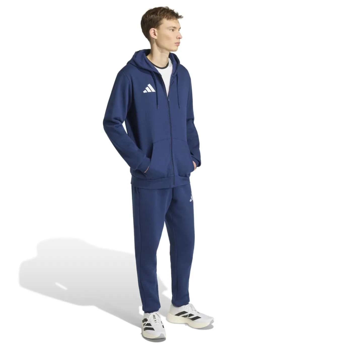 adidas Entrada 26 Vest Donkerblauw Wit