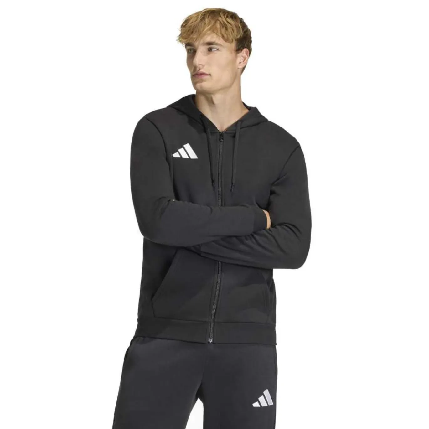 adidas Entrada 26 Vest Zwart Wit
