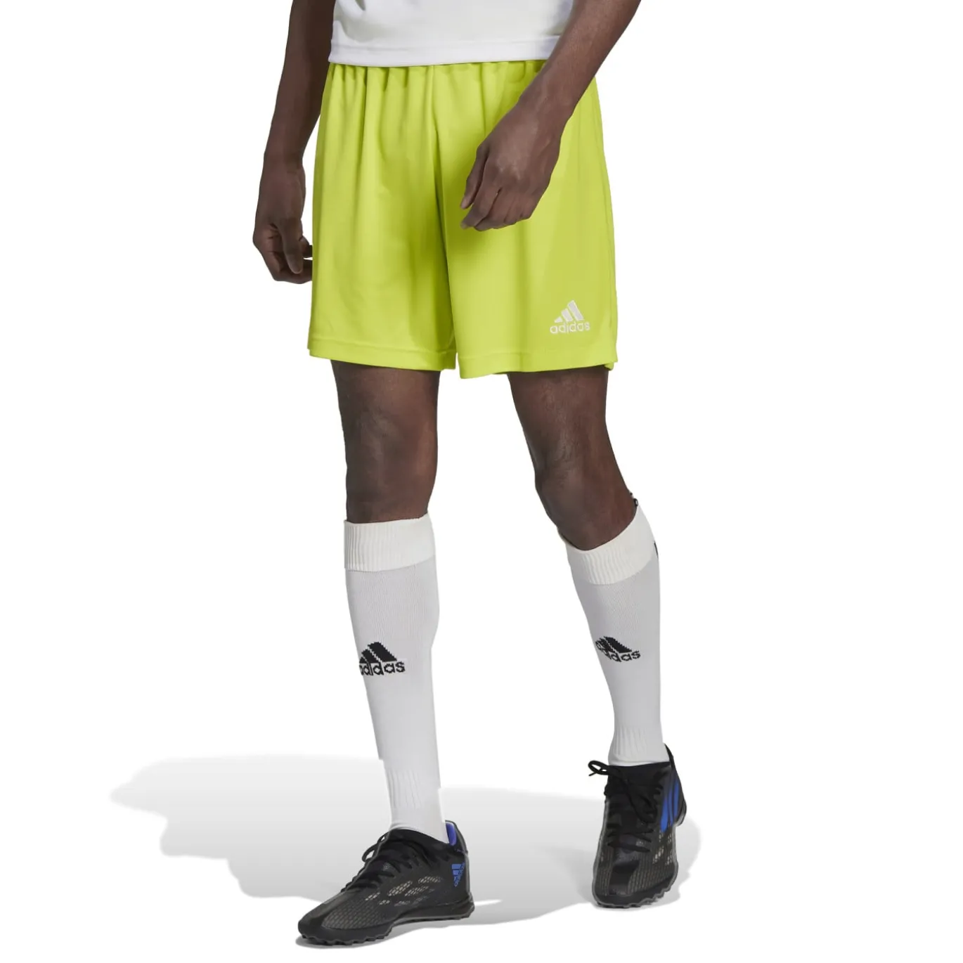 adidas Entrada 22 Voetbalbroekje Geel Wit