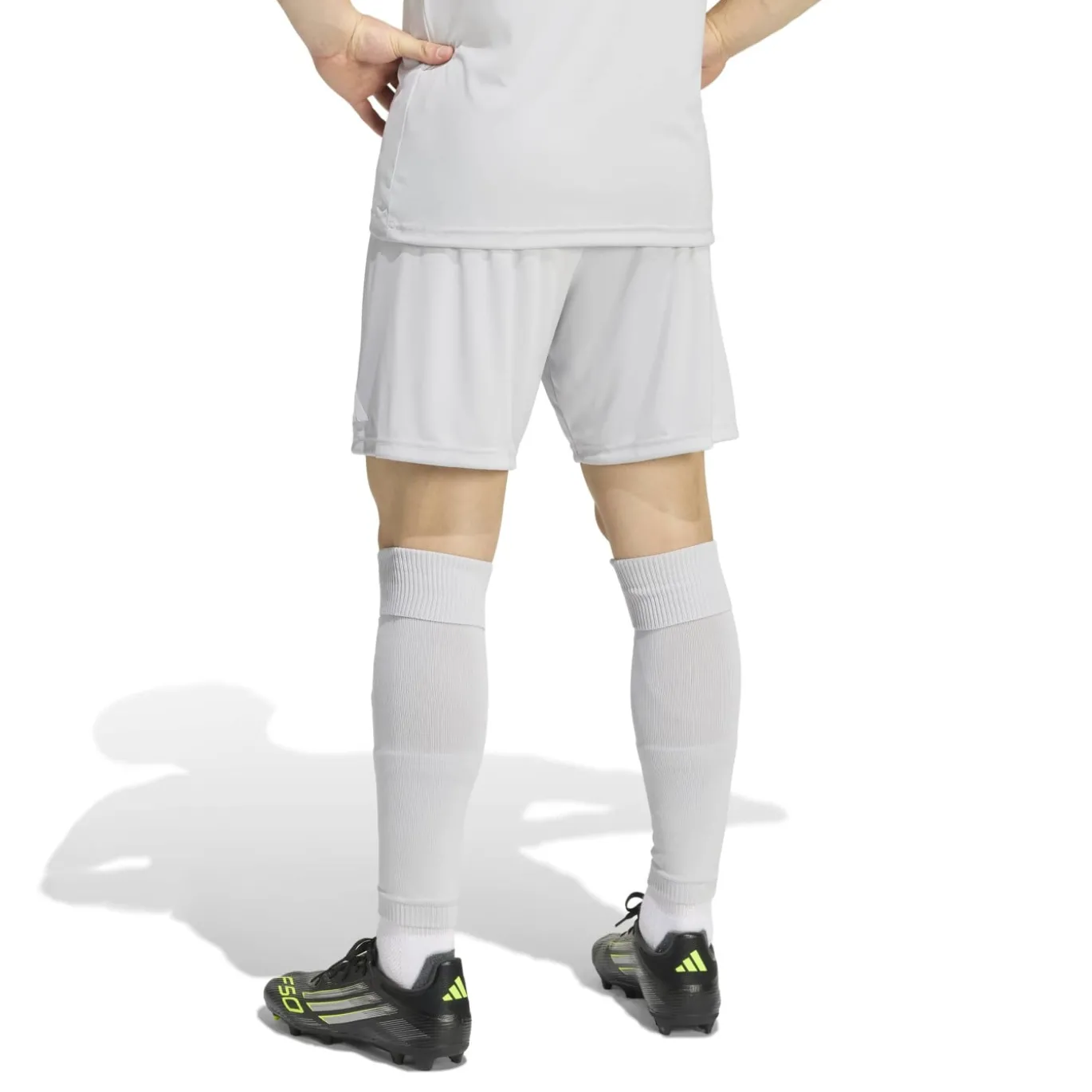 adidas Entrada 26 Voetbalbroekje Grijs Wit