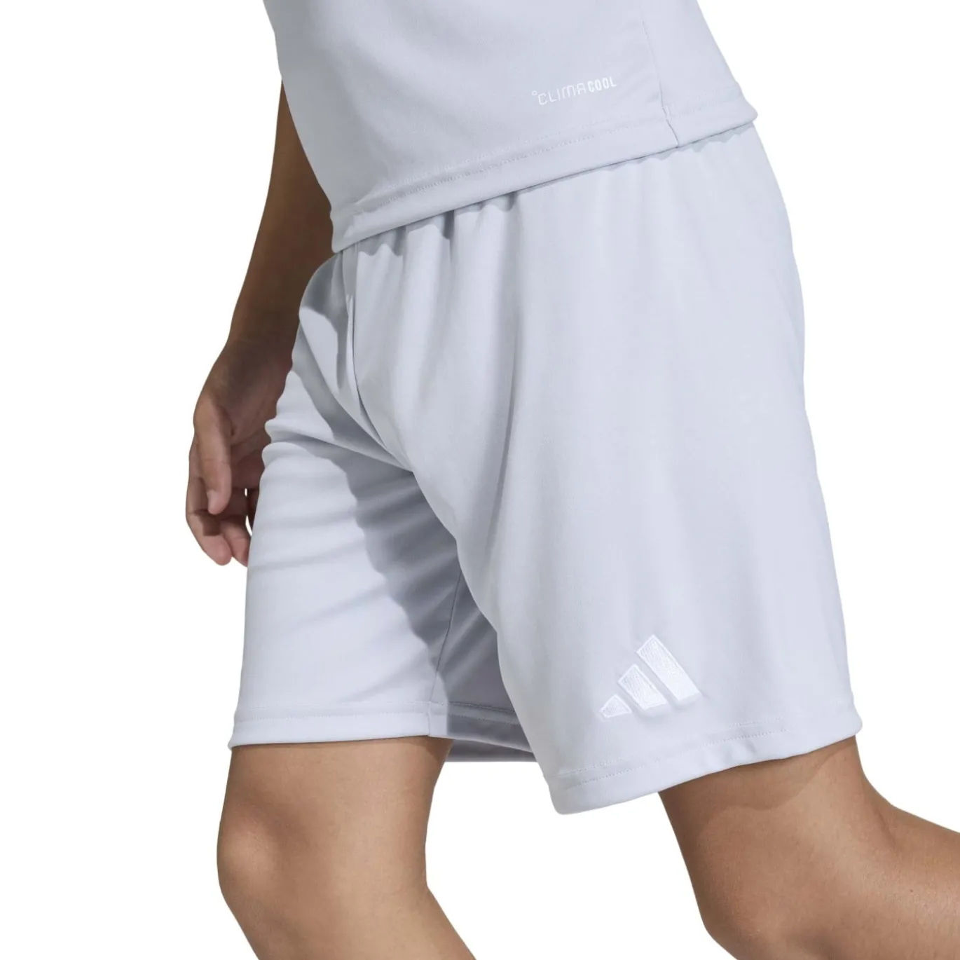 adidas Entrada 26 Voetbalbroekje Kids Grijs Wit
