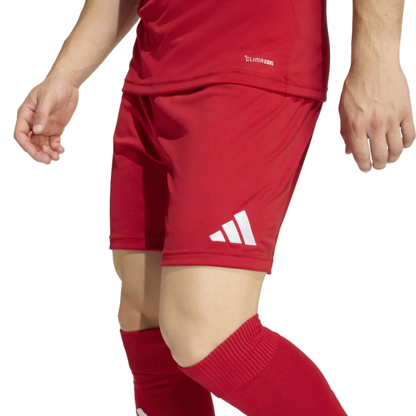 adidas Entrada 26 Voetbalbroekje Rood Wit