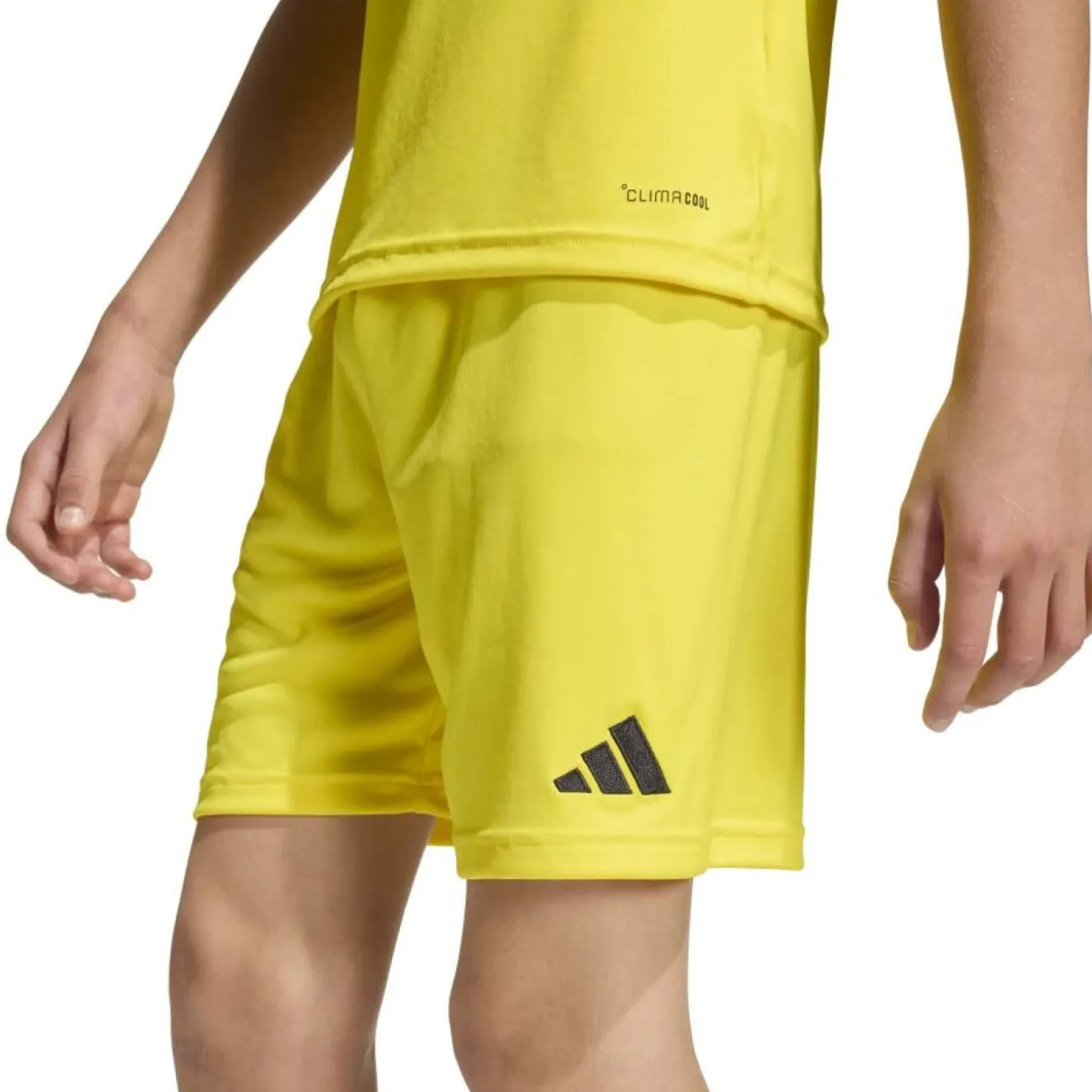 adidas Entrada 26 Voetbalbroekje Kids Geel Zwart