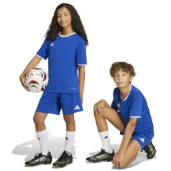 adidas Entrada 26 Voetbalbroekje Kids Blauw Wit