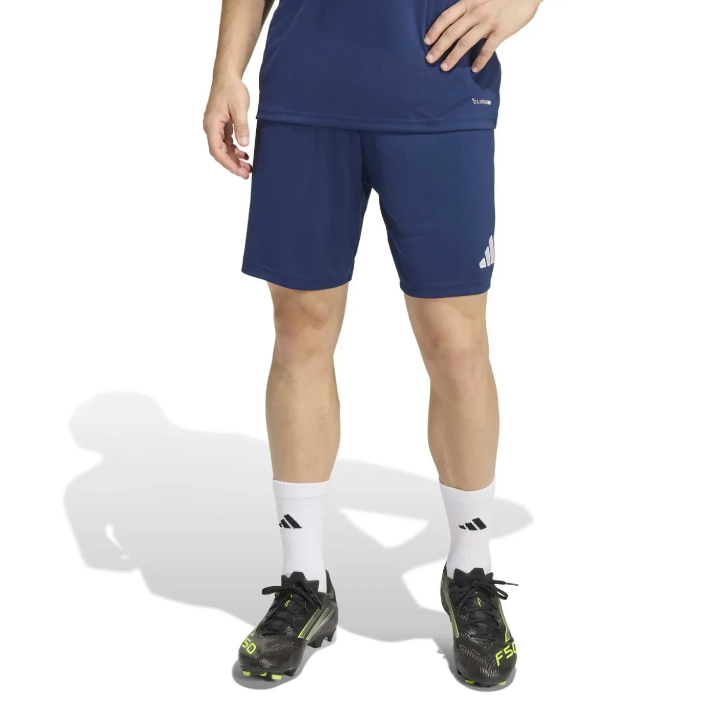 adidas Entrada 26 Voetbalbroekje Donkerblauw Wit