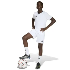 adidas Entrada 26 Voetbalbroekje Kids Wit Zwart