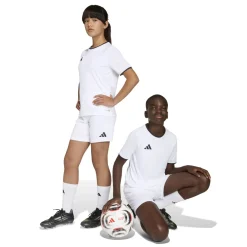 adidas Entrada 26 Voetbalbroekje Kids Wit Zwart