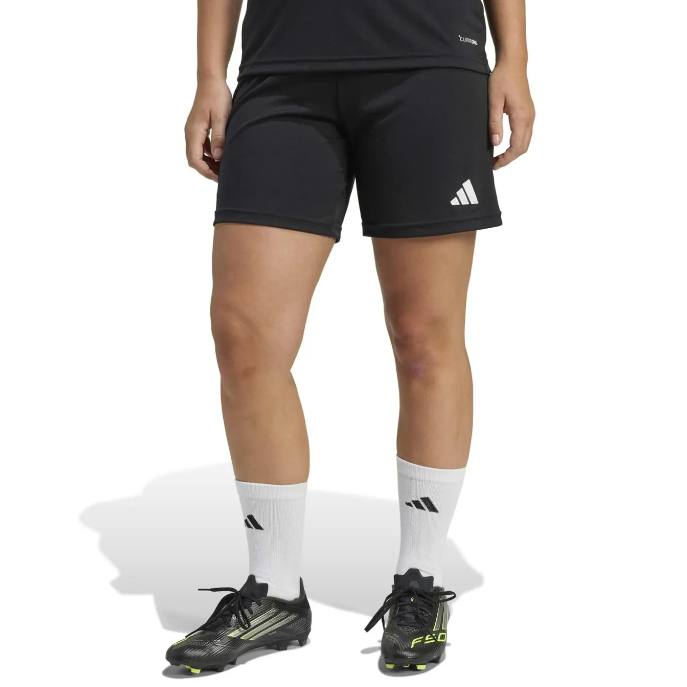 adidas Entrada 26 Voetbalbroekje Dames Zwart Wit