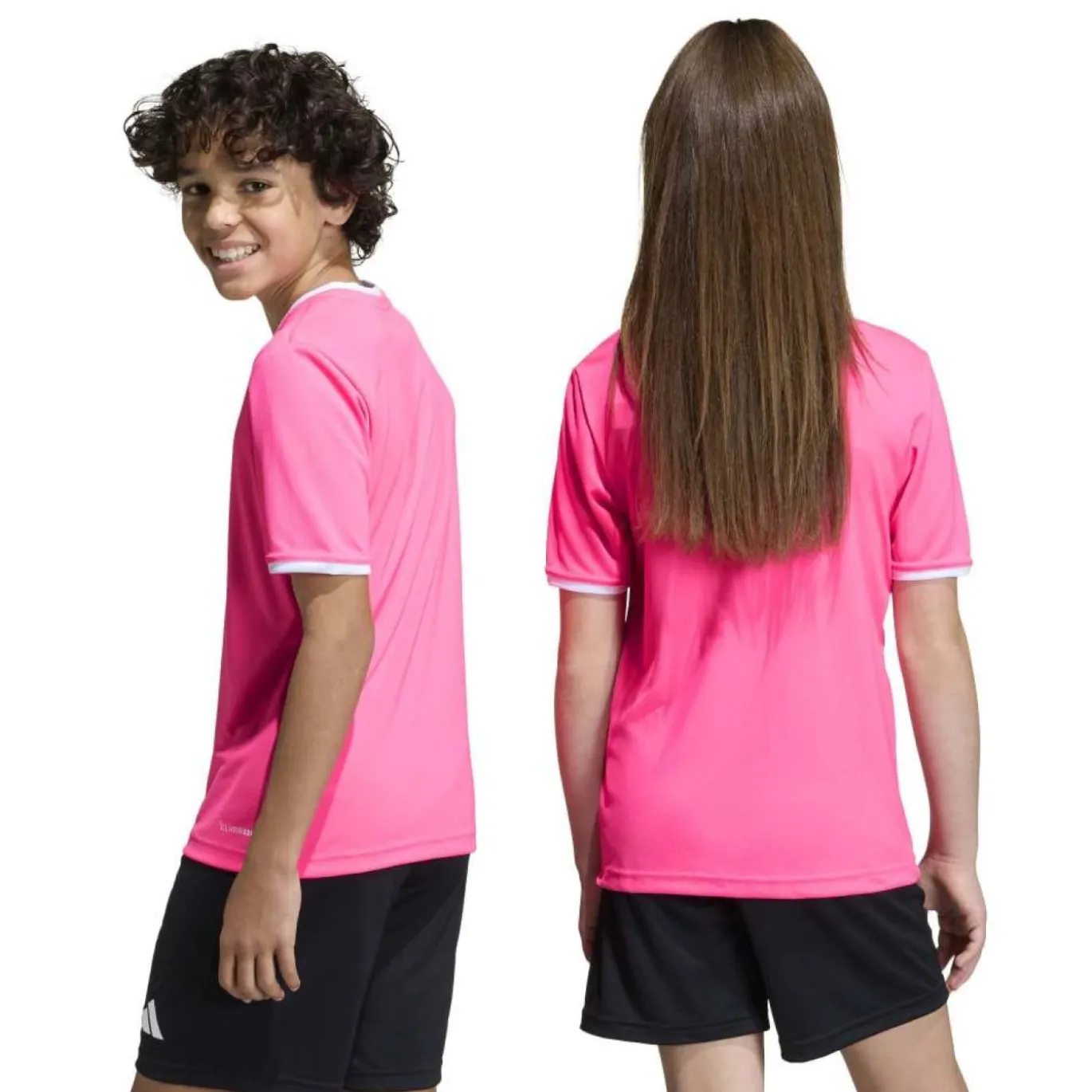 adidas Entrada 26 Voetbalshirt Kids Lichtroze Wit