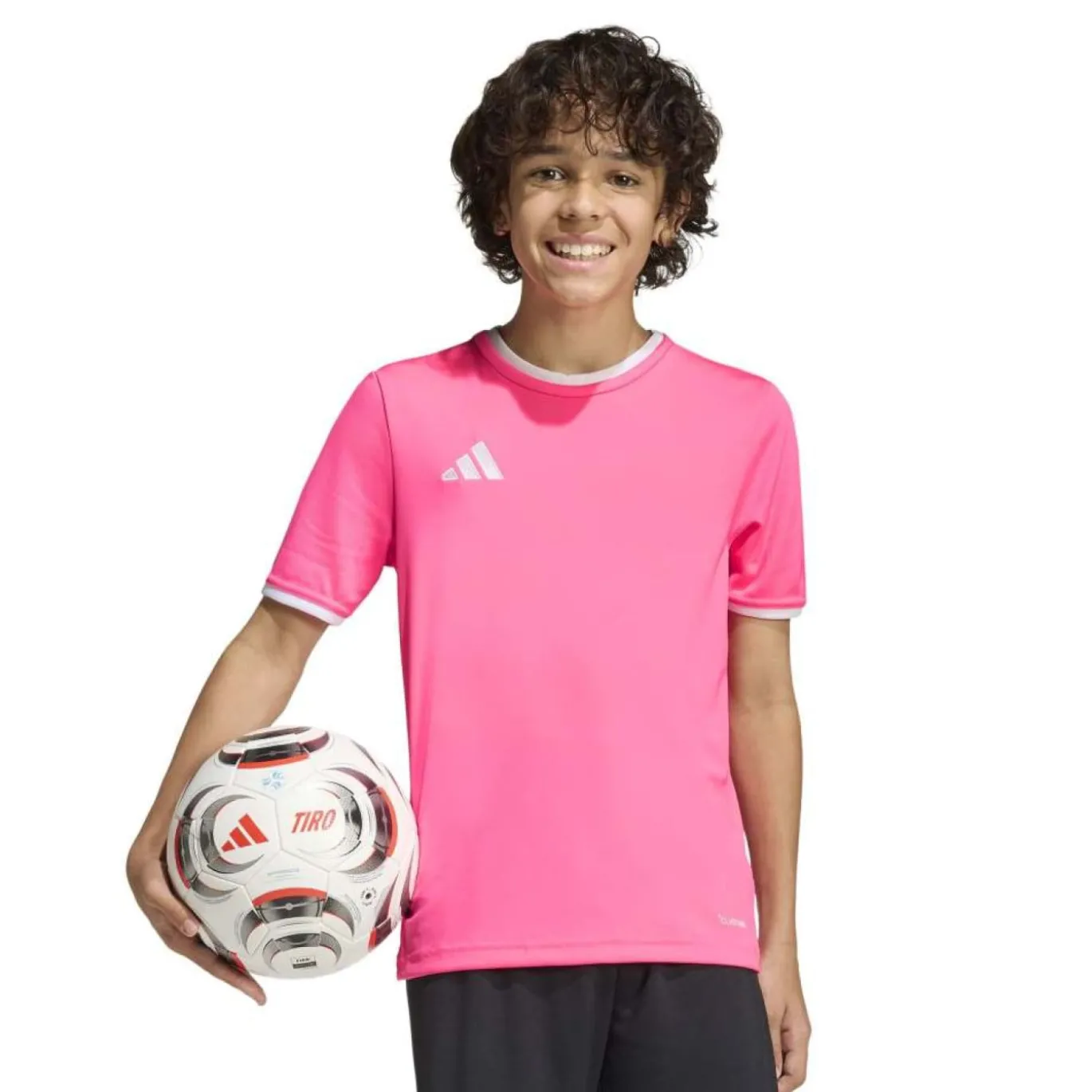 adidas Entrada 26 Voetbalshirt Kids Lichtroze Wit