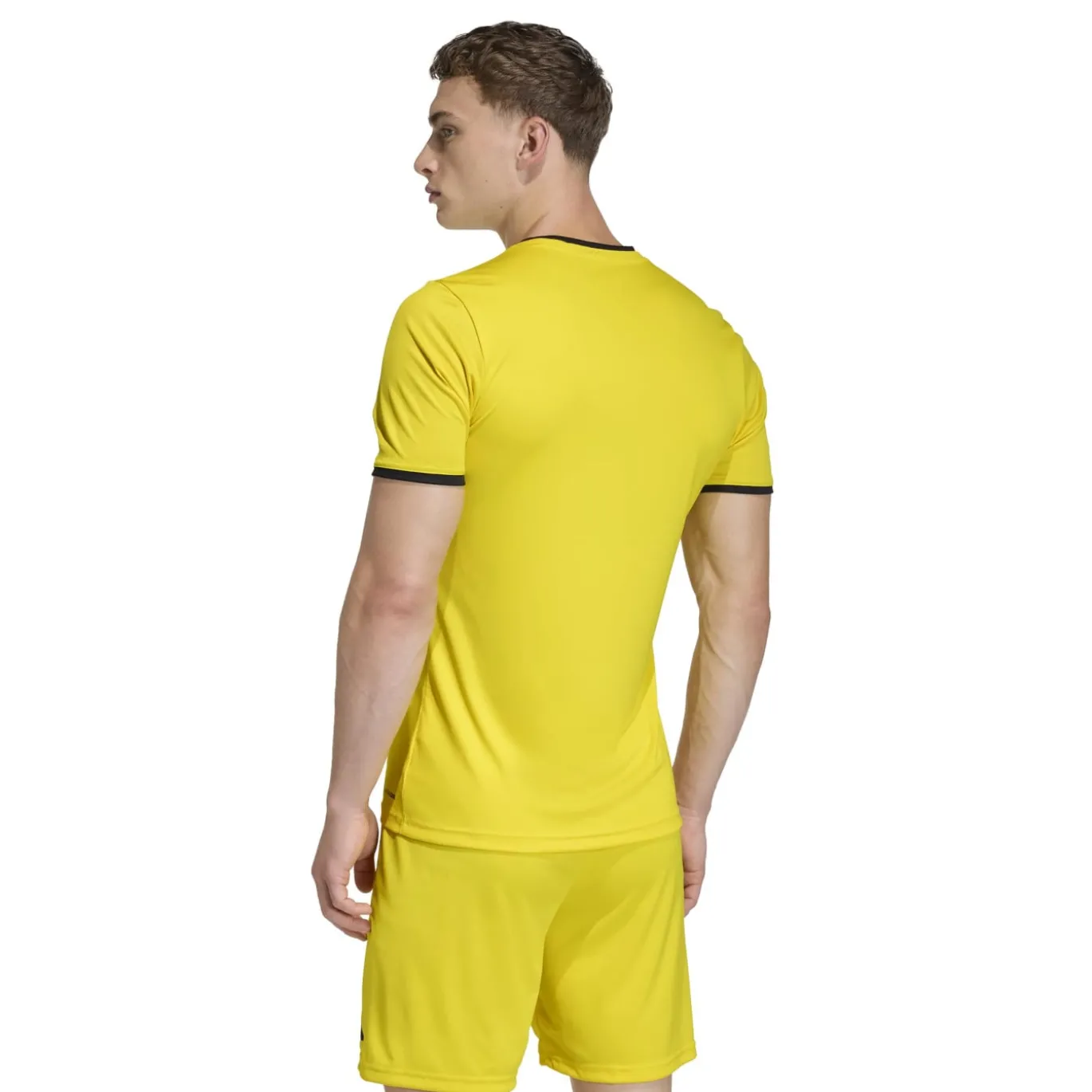 adidas Entrada 26 Voetbalshirt Geel Zwart