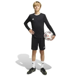 adidas Entrada 26 Voetbalshirt Lange Mouwen Kids Zwart Wit