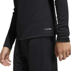 adidas Entrada 26 Voetbalshirt Lange Mouwen Kids Zwart Wit