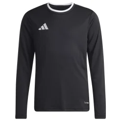 adidas Entrada 26 Voetbalshirt Lange Mouwen Kids Zwart Wit