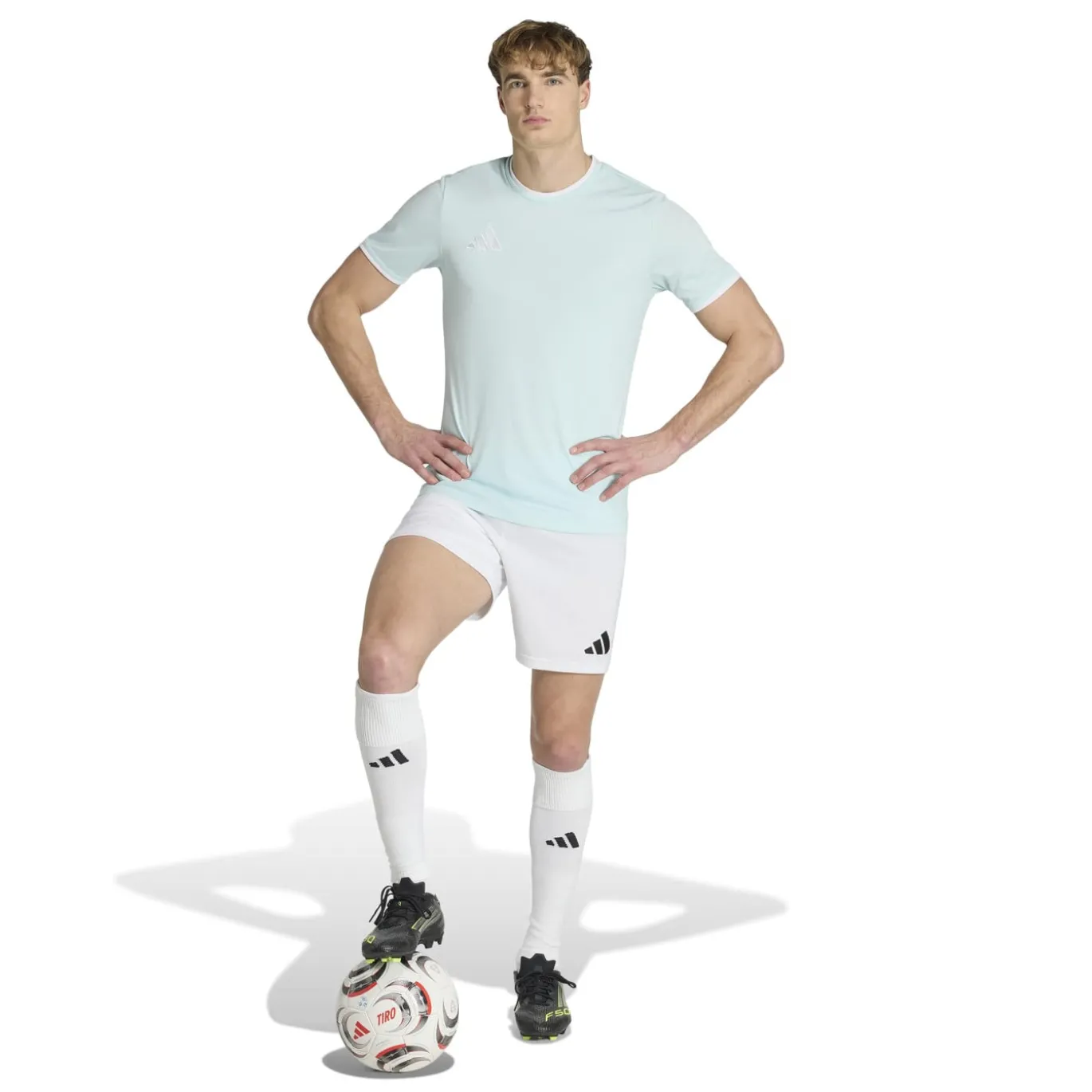 adidas Entrada 26 Voetbalshirt Mintgroen Wit