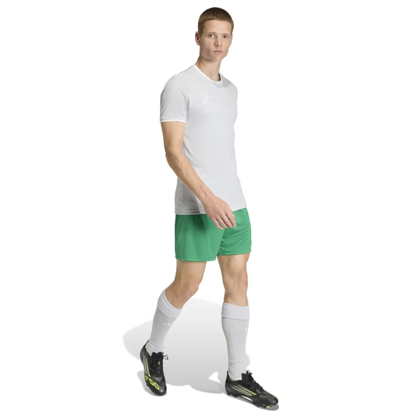 adidas Entrada 26 Voetbalshirt Grijs Wit