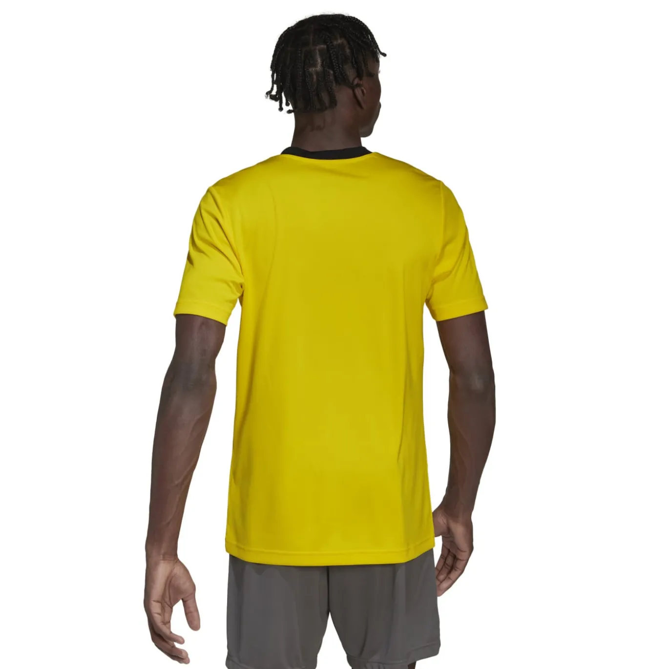 adidas Entrada 22 Voetbalshirt Geel Zwart