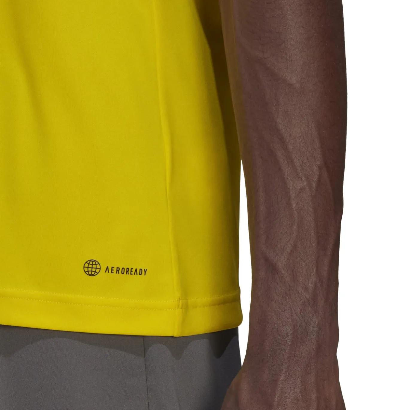 adidas Entrada 22 Voetbalshirt Geel Zwart