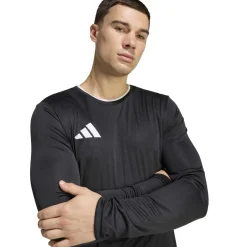 adidas Entrada 26 Voetbalshirt Lange Mouwen Zwart Wit