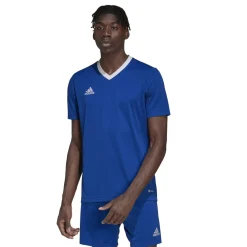 adidas Entrada 22 Voetbalshirt Blauw Wit
