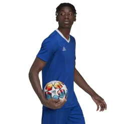 adidas Entrada 22 Voetbalshirt Blauw Wit