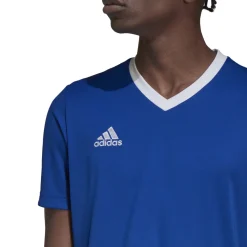 adidas Entrada 22 Voetbalshirt Blauw Wit
