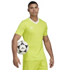 adidas Entrada 22 Voetbalshirt Geel Wit