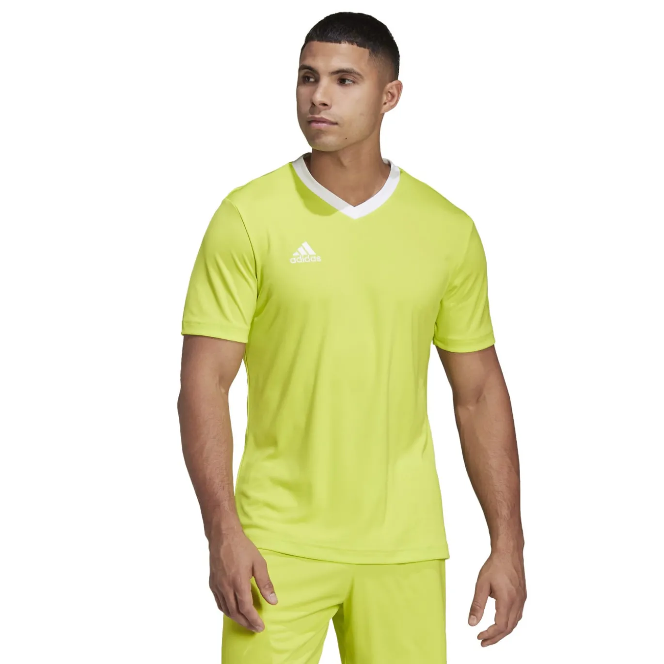 adidas Entrada 22 Voetbalshirt Geel Wit