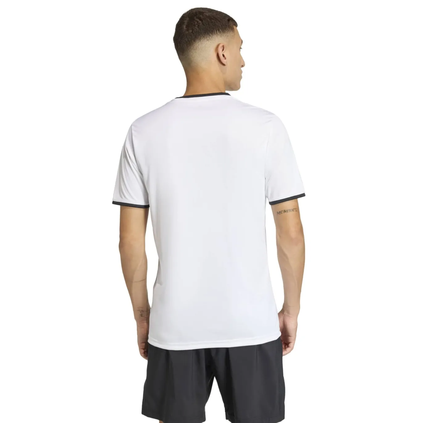 adidas Entrada 26 Voetbalshirt Wit Zwart
