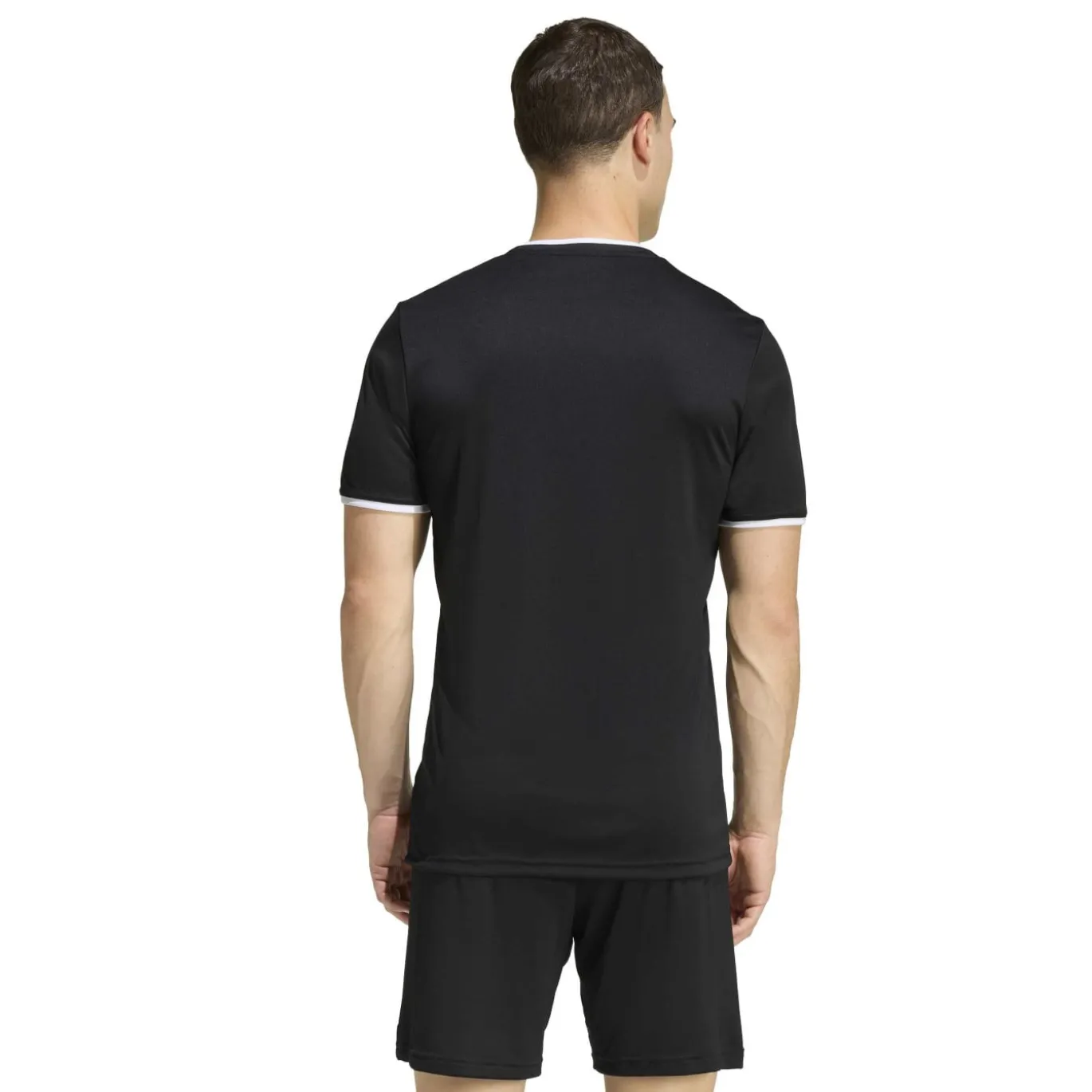 adidas Entrada 26 Voetbalshirt Zwart Wit